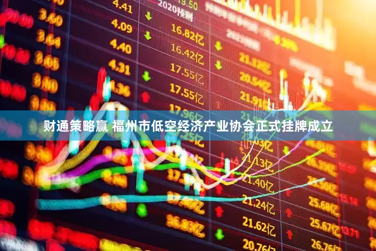 财通策略赢 福州市低空经济产业协会正式挂牌成立